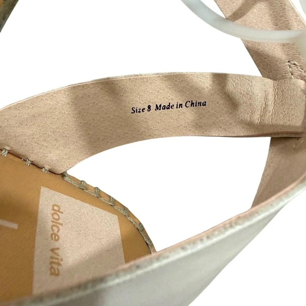 Dolce Vita Women's Size‎ 8 Espadrille Wedge Sandals Snake Print